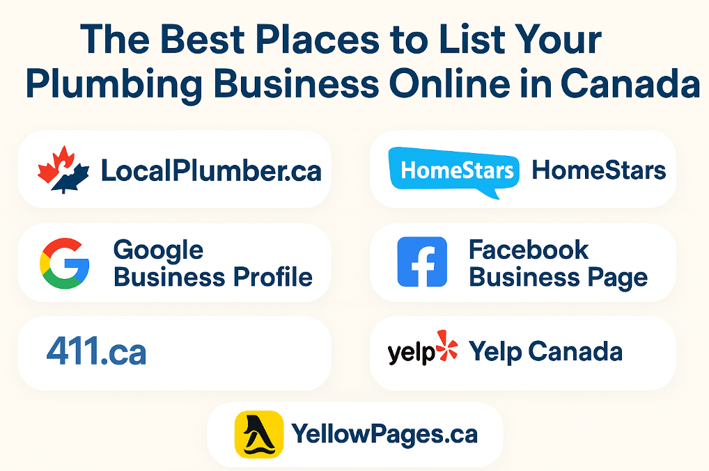 The Best Places to List Your Plumbing Business Online in Canada (Free & Paid)