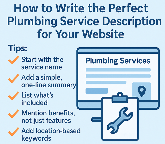 How to Write the Perfect Plumbing Service Description for Your Website