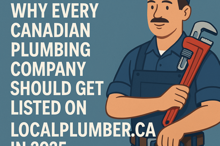 Why Every Canadian Plumbing Company Should Get Listed on LocalPlumber.ca in 2025