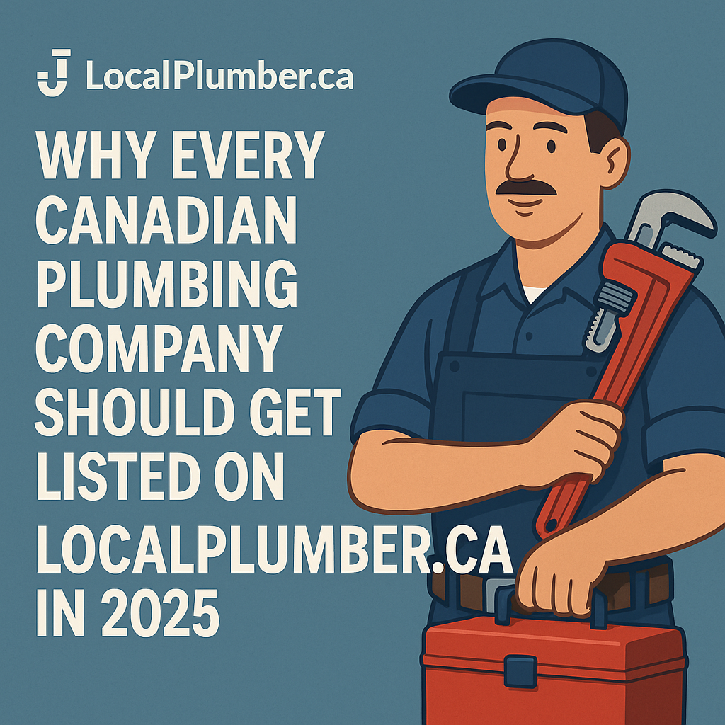 Why Every Canadian Plumbing Company Should Get Listed on LocalPlumber.ca in 2025